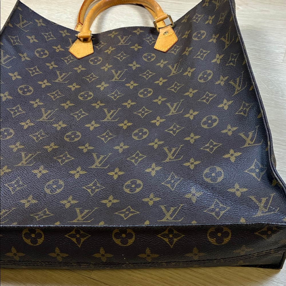 Louis Vuitton Brown Sac Plat Monogram Shopper Tote - Picture 12 of 17